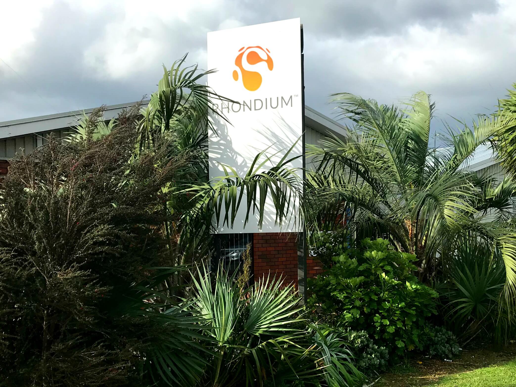Rhondium Exterior Sign